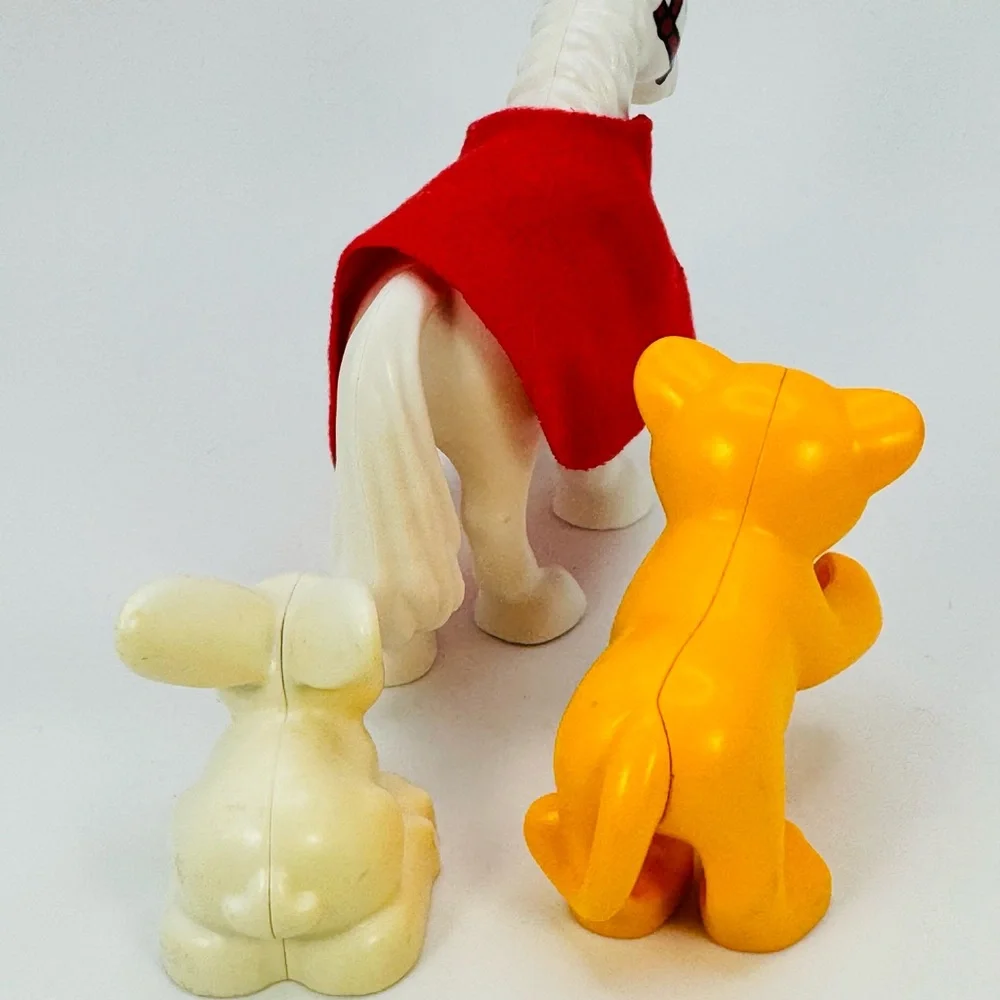 Lego Duplo Animal Lot Of 3 Horse Rabbit Lion Cub